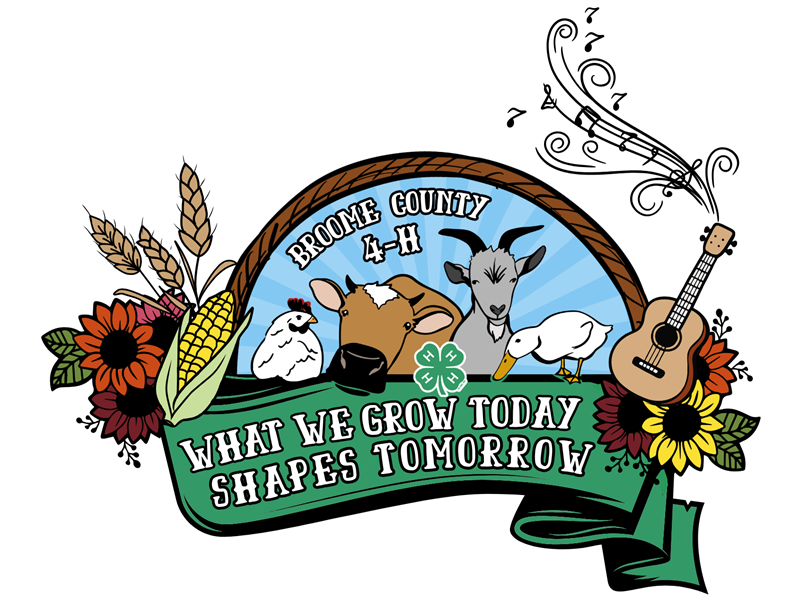 Logo for 2026 Broome County Fair 4-H
